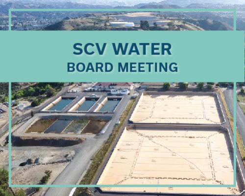 SCV Water Board Meeting